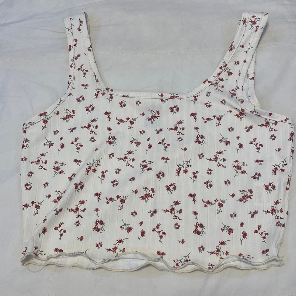 Summertime floral top